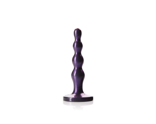 Tantus Ripple Small Beaded Plug Purple