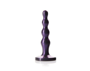 Tantus Ripple Large Beaded Plug Purple