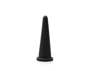 Tantus Cone Small Dildo Black BOX