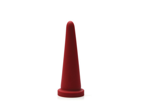 Tantus Cone Small Dildo Red BOX