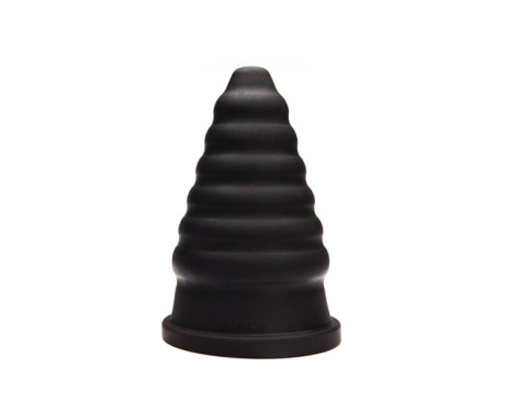 Tantus Cone Ripple Dildo Black BOX