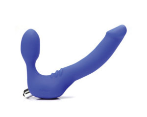 Tantus Strapless Slim Vibrating Blue