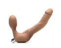 Tantus Real Strapless Slim Vibrating Tan