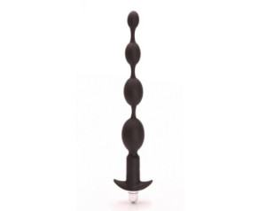 Tantus Vibrating Progressive Beads Black