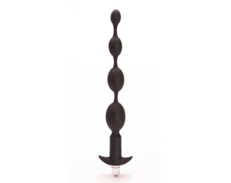 Tantus Vibrating Progressive Beads Black