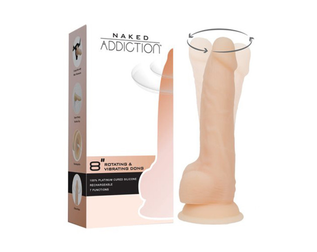 Naked Addiction Rotate&Vibe Dong 8in Va