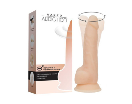 Naked Addiction Rotate&Vibe Dong 8in Va