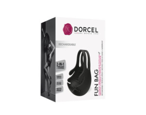 Dorcel FunBag Vibr Cockring/BallStim Blk