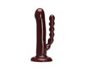 Tantus The DP Double Dildo Burgundy BAG