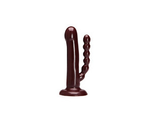 Tantus The DP Double Dildo Burgundy BAG