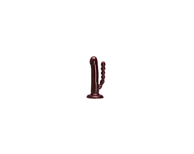 Tantus The DP Double Dildo Burgundy BAG