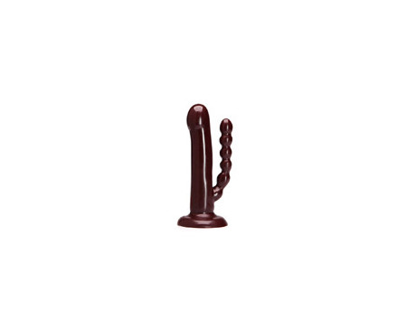 Tantus The DP Double Dildo Burgundy BAG