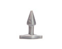 Tantus Stud Plug Silver