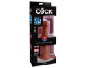 King Cock Plus 8in Triple Density Brown