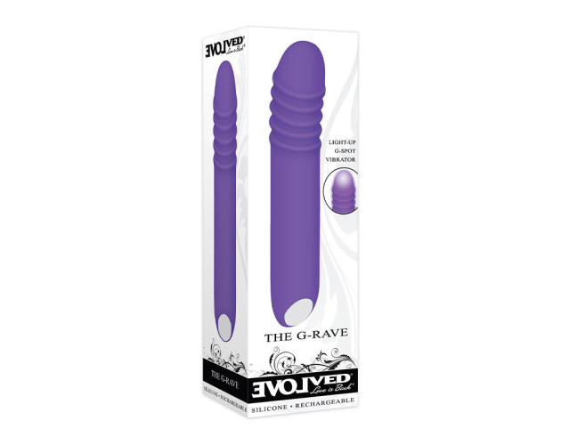 Evolved G-Rave LightUp GSpot Vibe Purple