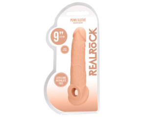 RealRock 9in Penis Extender Sling Beige