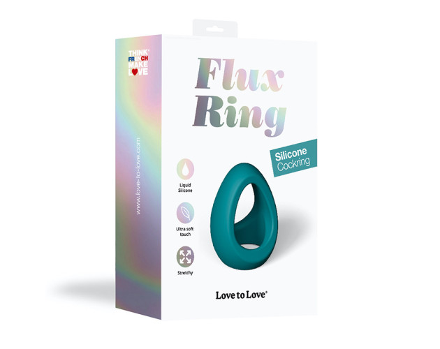 Love to Love Flux Ring Cockring Blue