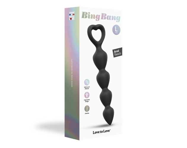 Love to Love Bing Bang Anal Beads Blk L