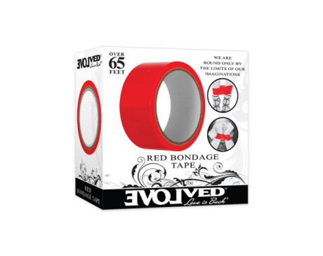 Evolved Bondage Tape 65ft Red