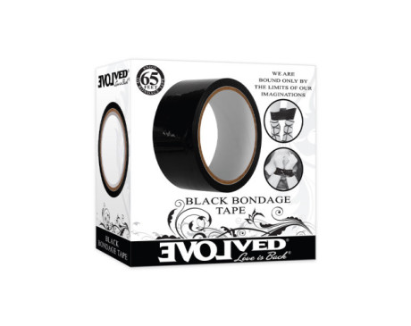 Evolved Bondage Tape 65ft Black