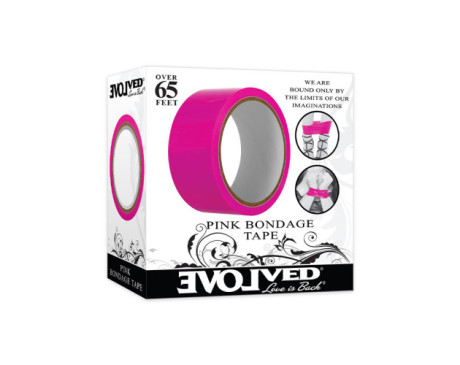 Evolved Bondage Tape 65ft Pink