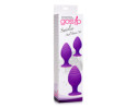 Gossip Swirlies 3pc Sili Anal Set Violet