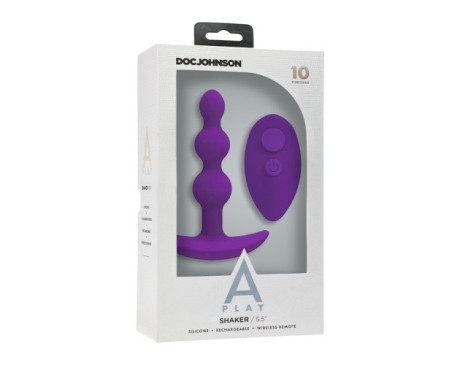 A-Play BEADED VIBE Recha Sili Anal Plug