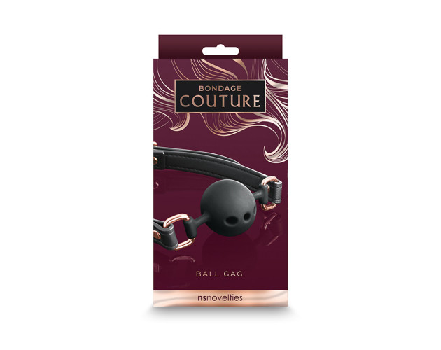 Bondage Couture Ball Gag Black