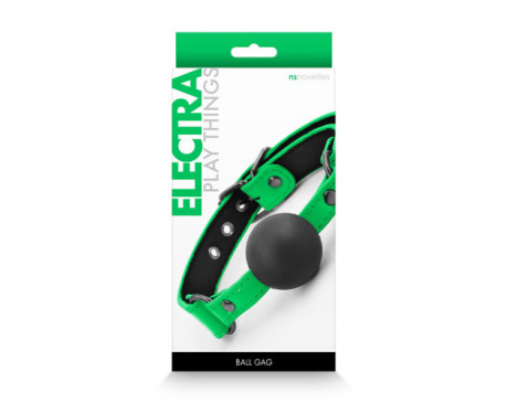 Electra Ball Gag Green