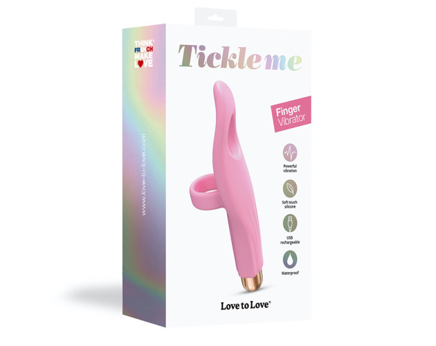 Love to Love TickleMe FingerVibr LtPnk