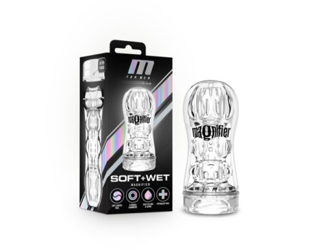 M for Men Soft + Wet Magnifier Clear