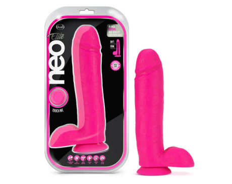 Neo Elite 10in Sili Dual Dens Neon Pink