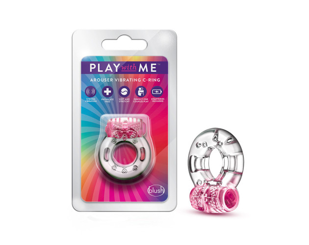 Play with Me Arouser Vibr C-Ring Pink