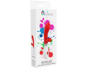 Luminous Achilles Dual Stim Vibrator Red