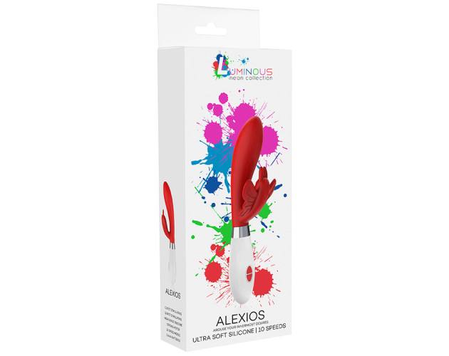 Luminous Alexios Dual Stim Vibrator Red