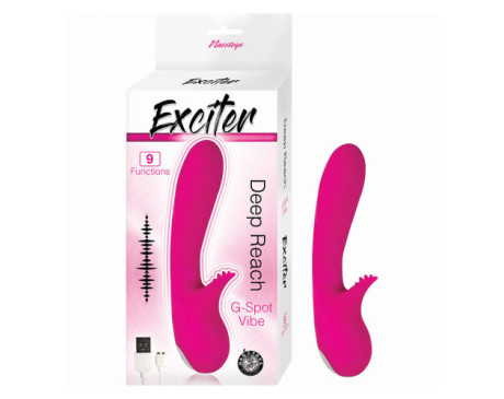 Exciter Deep Reach G-Spot Vibe Pink