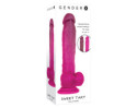 GX SweetTart 8.25in Dildo BurgundyPink