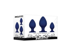 Evolved GetYourGrooveOn 3Pc Plug Set Blu