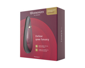 Womanizer Premium 2 Stimulator Bordeaux