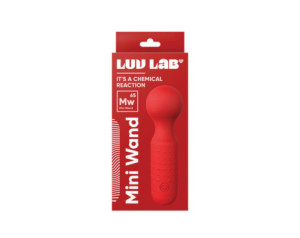 Luv Inc Mw65 Mini Wand Vibrator Red