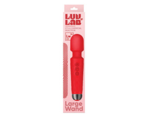 Luv Inc Lw96 Large Wand Vibrator Red