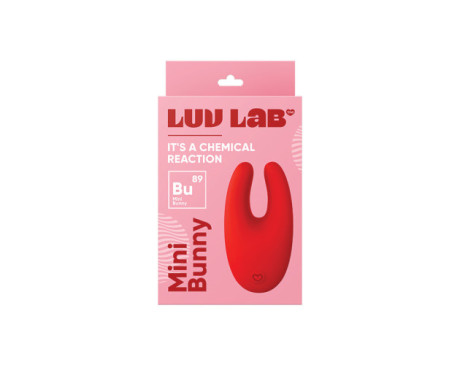 Luv Inc Bu89 Mini Bunny Vibrator Red