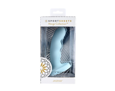 SS Merge Jaspar 6in G-Spot Dildo Aqua