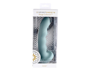 SS Merge Sage 8in G-Spot Dildo Green