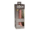 King Cock Elite 7in DualDens Sili Beige