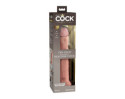 King Cock Elite 10in DualDens Sili Beige