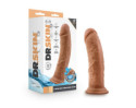 Dr. Skin Glide 8in Self Lubr Dildo Tan