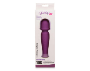 Gossip Silicone Wand Vibrator Violet