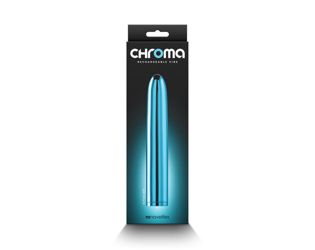 Chroma Rechargeable Vibe 7in Teal