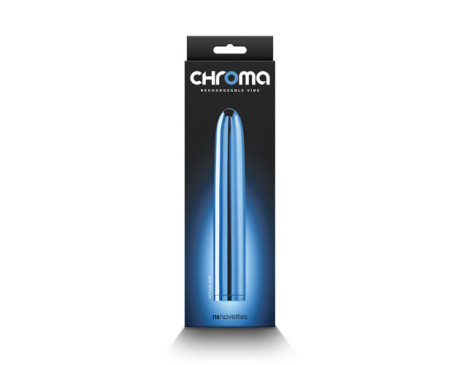 Chroma Rechargeable Vibe 7in Blue